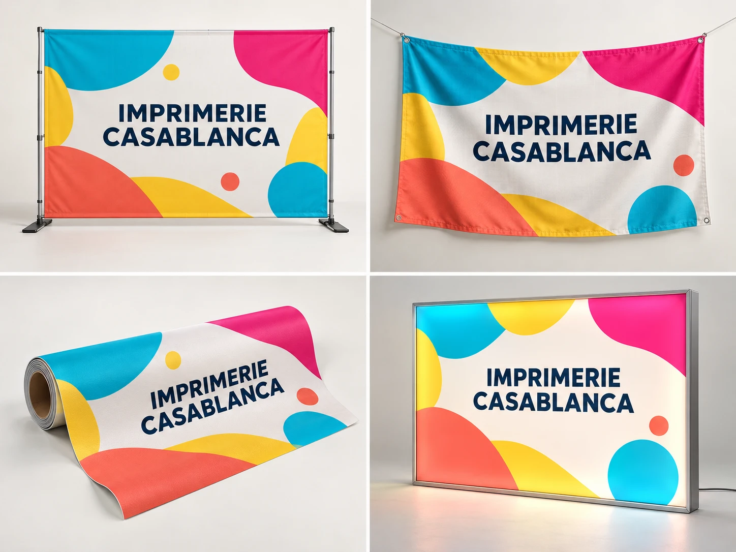 Illustration de Recharge Roll up ou Xbanner