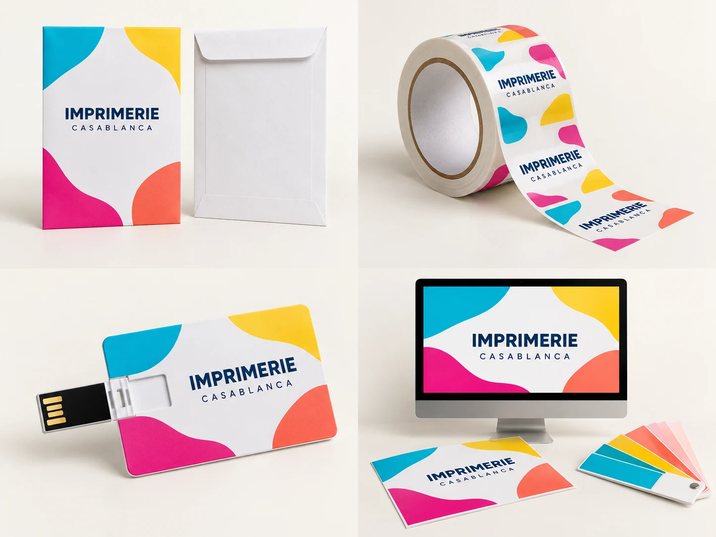 Illustration de Scotch Imprimé · Avec Logo