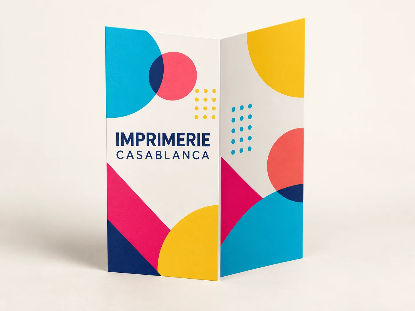 Illustration de Dépliant 2 volets · 10 x 21 cm
