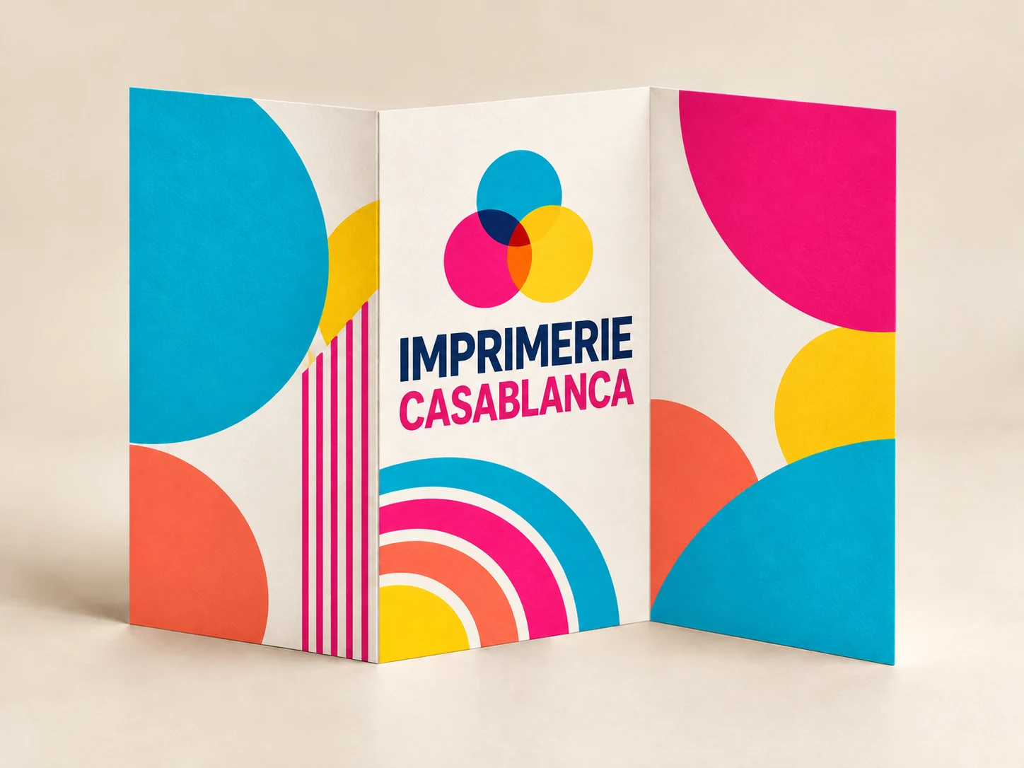 Illustration de Dépliant 3 Volets · A4